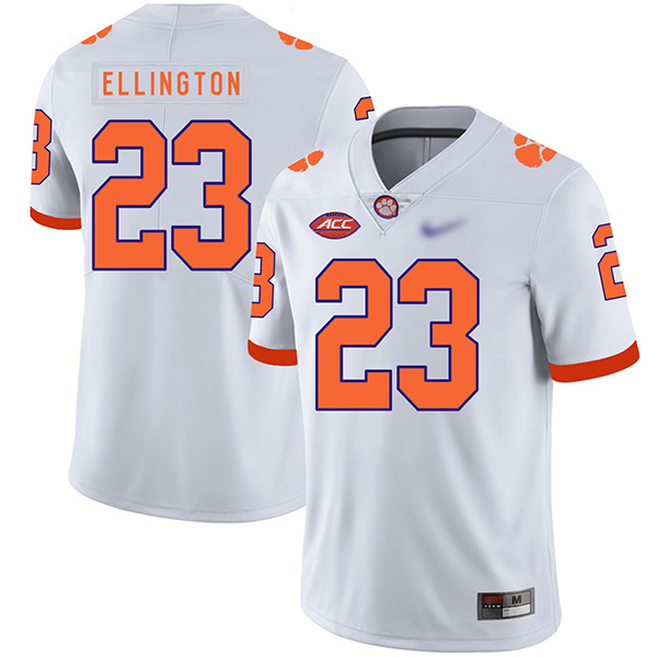 Mens Clemson Tigers #23 Andre Ellington Nike White College Football Game Jersey