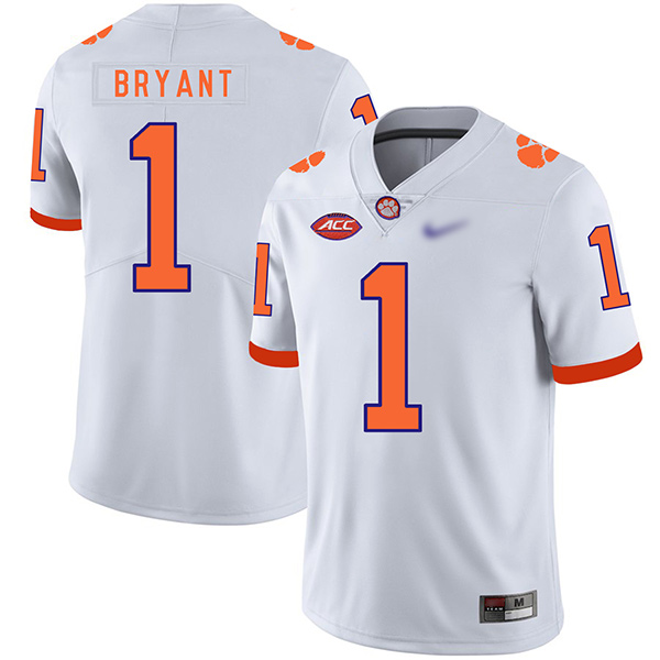 Mens Clemson Tigers #1 Martavis Bryant Nike White College Football Game Jersey