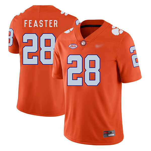 Mens  Clemson Tigers #28 Tavien Feaster Nike Orange College Football Game Jersey