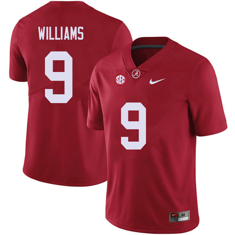 Mens Alabama Crimson Tide #9 Xavier Williams Nike Red Football Jersey