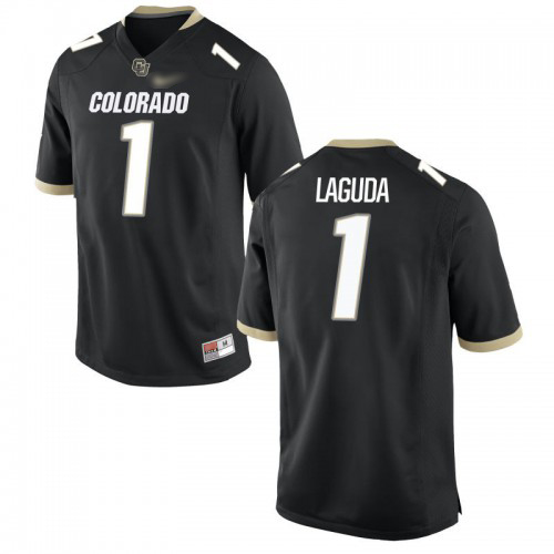 Afolabi Laguda Colorado Buffaloes Men's Jersey - #1 NCAA Black Game