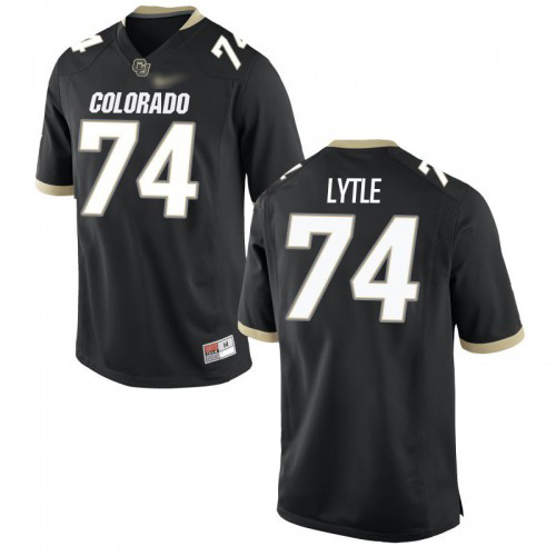 Chance Lytle Colorado Buffaloes Men's Jersey - #74 NCAA Black Game