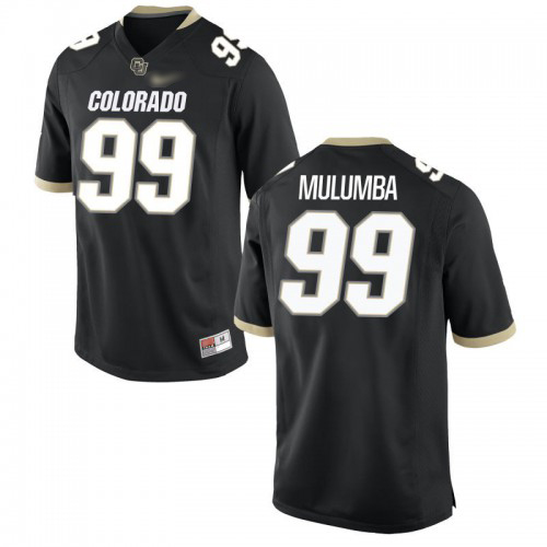 Chris Mulumba Colorado Buffaloes Men's Jersey - #99 NCAA Black Game