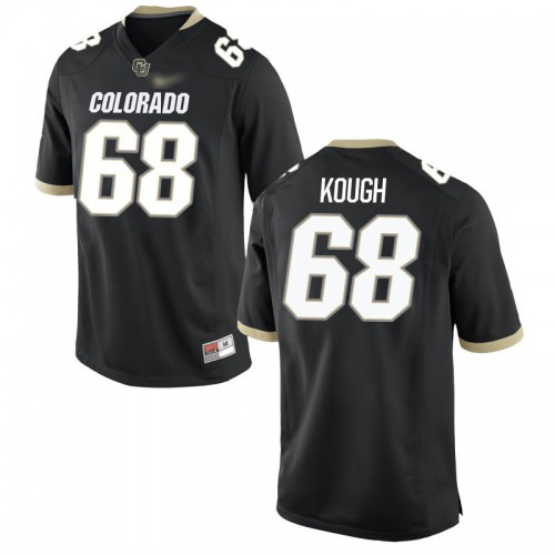 Gerrad Kough Colorado Buffaloes Men's Jersey - #68 NCAA Black Game
