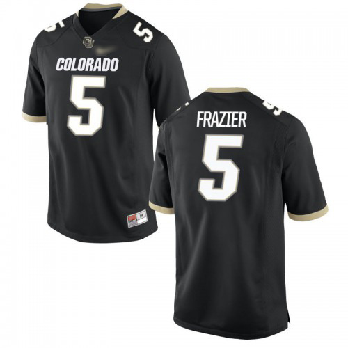 George Frazier Colorado Buffaloes Men's Jersey - #5 NCAA Black Game