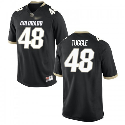 Joey Tuggle Colorado Buffaloes Men's Jersey - #48 NCAA Black Game
