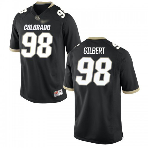 Jimmie Gilbert Colorado Buffaloes Men's Jersey - #98 NCAA Black Game