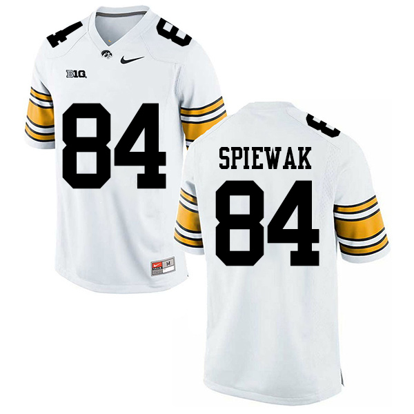 Austin Spiewak Iowa Hawkeyes Men's Jersey - #84 NCAA White Stitched Nike Authentic