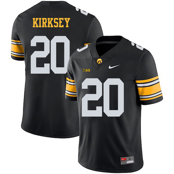 Christian Kirksey Iowa Hawkeyes Men's Jersey - #20 NCAA Black Stitched Nike Authentic