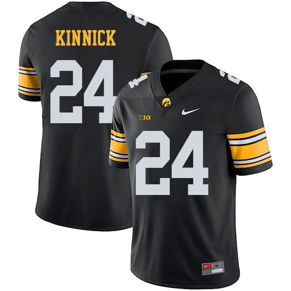 Nile Kinnick Iowa Hawkeyes Men's Jersey - #24 NCAA Black Stitched Nike Authentic