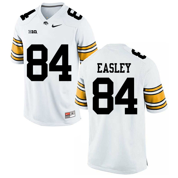 Nick Easley Iowa Hawkeyes Men's Jersey - #84 NCAA White Stitched Nike Authentic