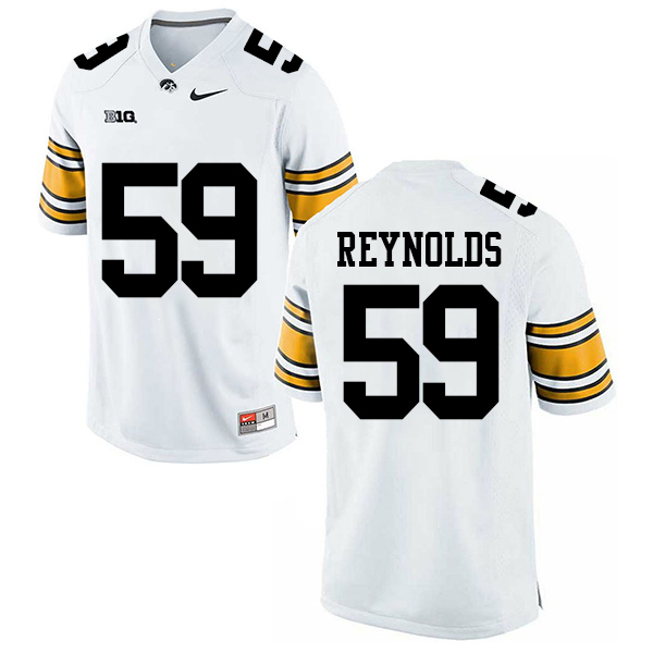 Ross Reynolds Iowa Hawkeyes Men's Jersey - #59 NCAA White Stitched Nike Authentic