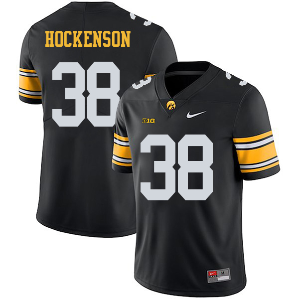 T.J. Hockenson Iowa Hawkeyes Men's Jersey - #38 NCAA Black Stitched Nike Authentic