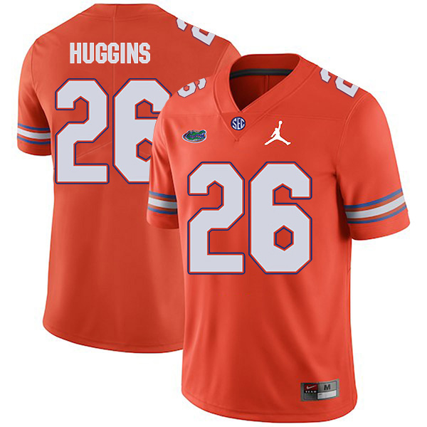 John Huggins Florida Gators Men's Jersey - #26 NCAA Orange Stitched Jordan Authentic