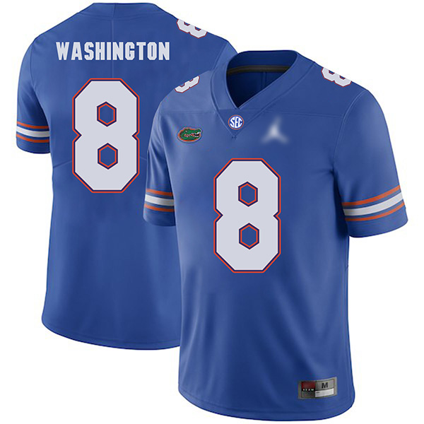 Nick Washington Florida Gators Men's Jersey - #8 NCAA Blue Untouchable Authentic