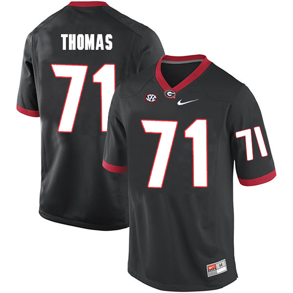 Andrew Thomas Georgia Bulldogs Men's Jersey - #71 NCAA Black Limited Home