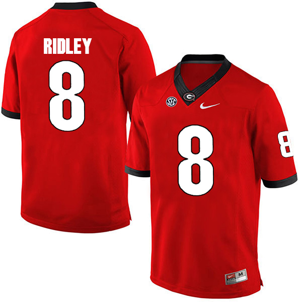 Riley Ridley Georgia Bulldogs Men's Jersey - #8 NCAA Red Limited Home