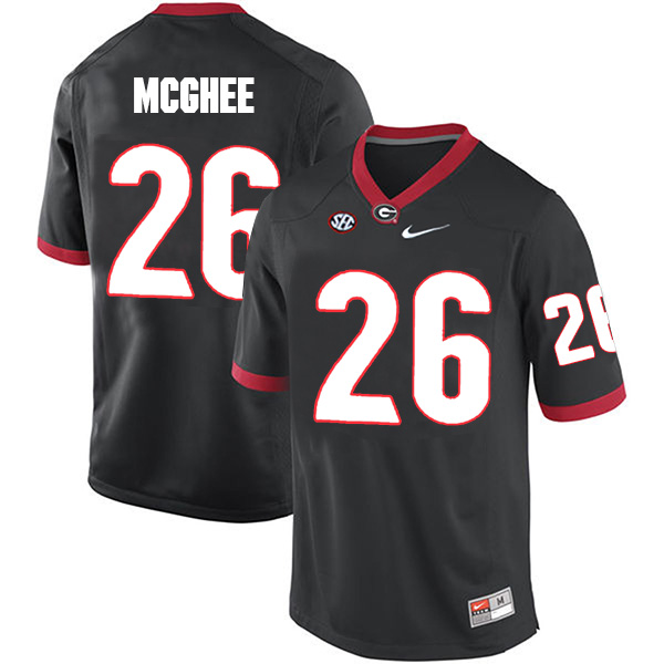 Tyrique McGhee Georgia Bulldogs Men's Jersey - #26 NCAA Black Limited Home