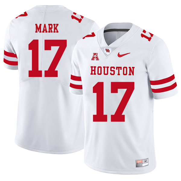 Terry Mark Houston Cougars Men's Jersey - #17 NCAA White Stitched Authentic