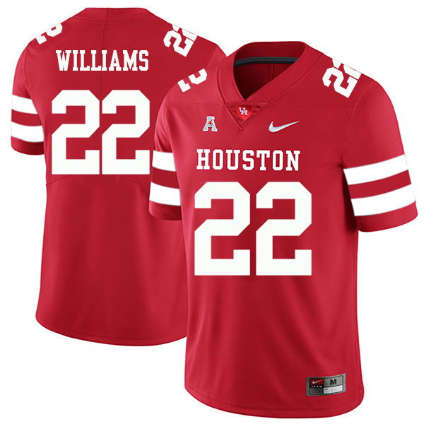 Terence Williams Houston Cougars Men's Jersey - #22 NCAA Red Stitched Authentic