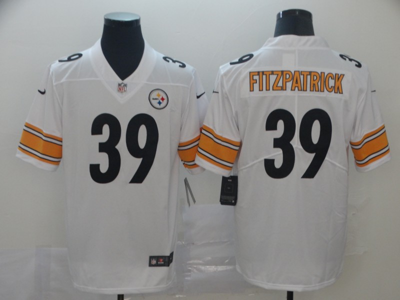 Men's Pittsburgh Steelers #39 Minkah Fitzpatrick Nike White Game Football Jersey