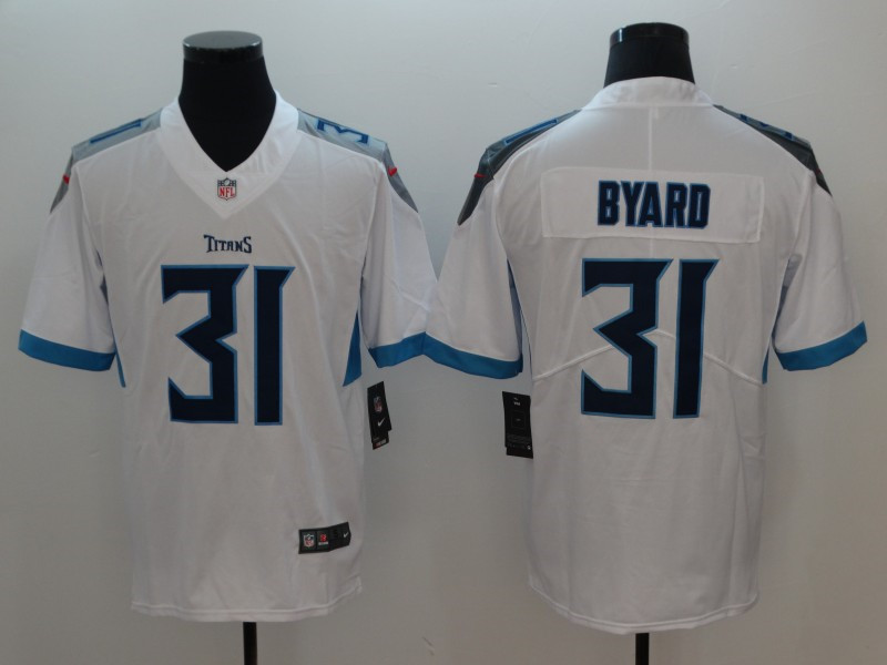 Men's Tennessee Titans #31  Kevin Byard Nike White Vapor Untouchable Limited Jersey