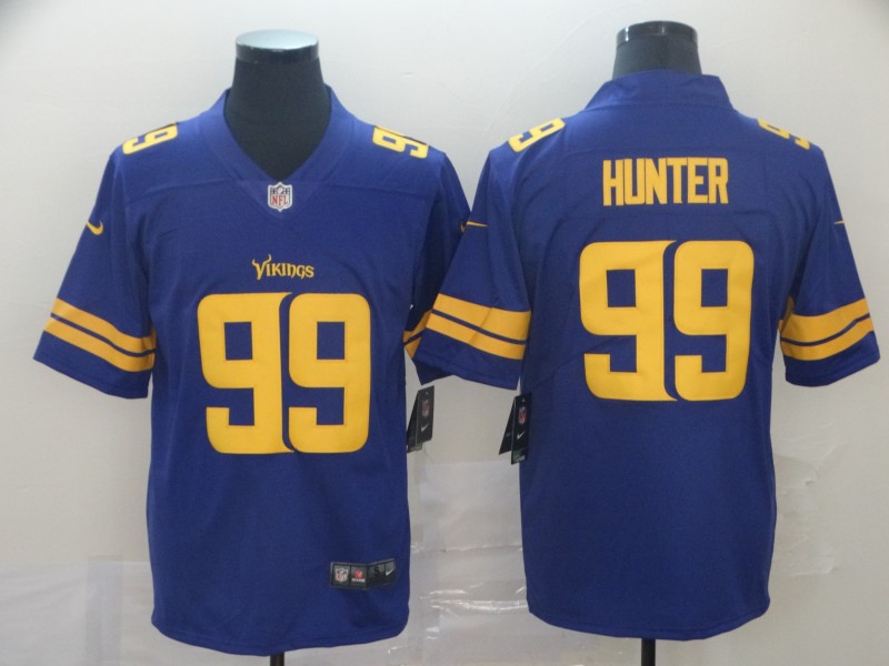Men's Minnesota Vikings #99 Danielle Hunter Nike Purple NFL Color Rush Vapor Untouchable Limited Jersey