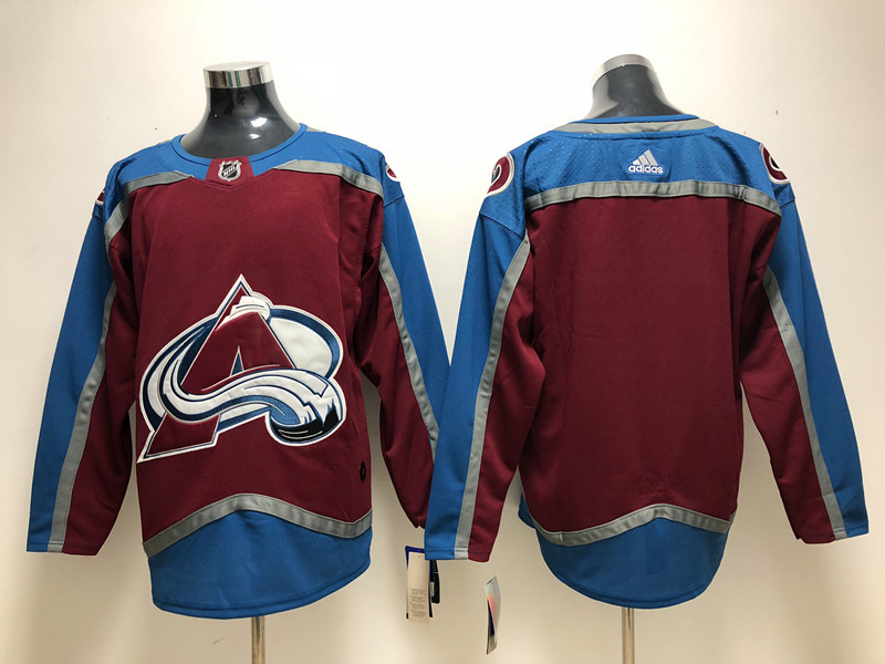 Men's Colorado Avalanche Blank adidas Home Maroon Team Jersey 