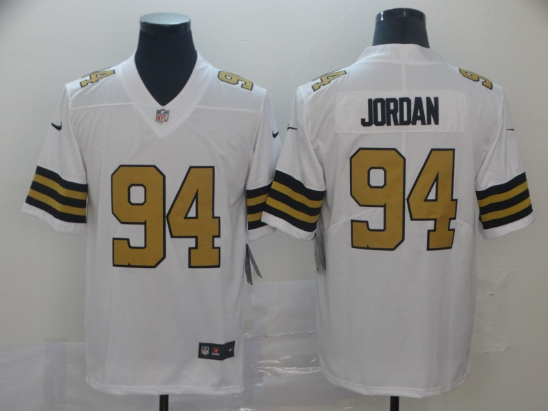 Men's New Orleans Saints #94 Cameron Jordan Nike White Color Rush Legend Player Jersey
