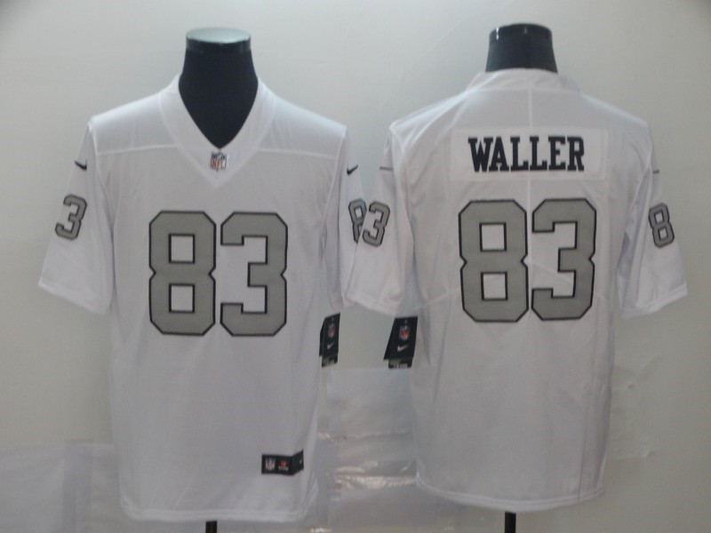 Men's Las Vegas Raiders #83 Darren Waller Nike White Color Rush Legend Player Jersey