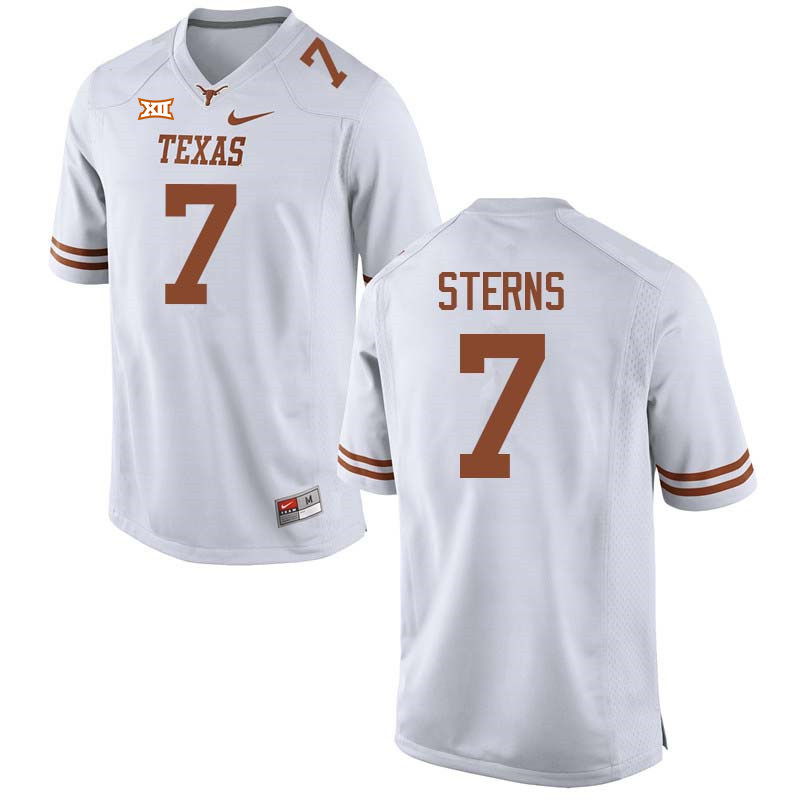 Men's Texas Longhorns #7 Caden Sterns Nike White Football Jersey
