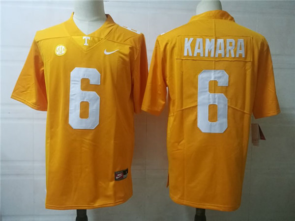 Mens Tennessee Volunteers #6 Alvin Kamara Nike Orange NCAA Football Jersey