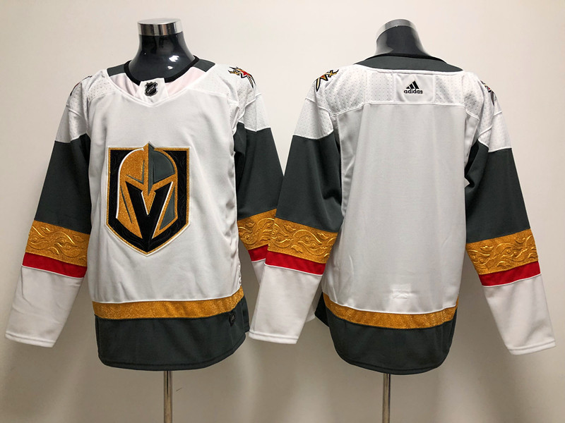 Men's Vegas Golden Knights Blank Adidas White Jersey