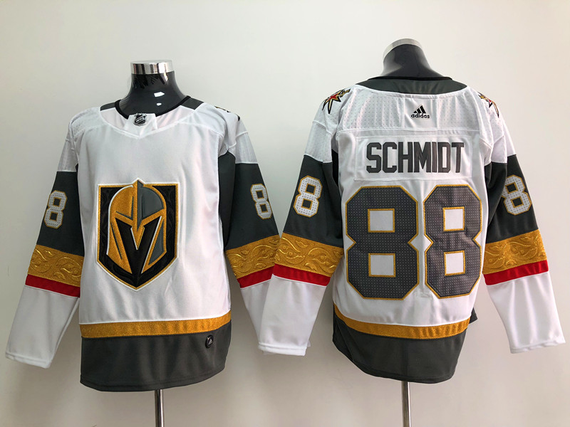 Men's Vegas Golden Knights #88 Nate Schmidt Adidas White Jersey