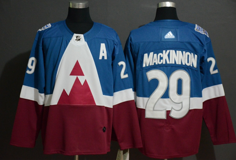 Men's Colorado Avalanche #29 Nathan MacKinnon adidas 2020 NHL Stadium Series Jersey