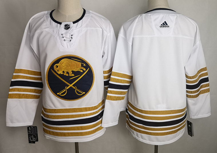 Men's Buffalo Sabres White 50th Season Premier Player Jersey