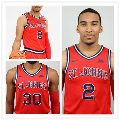 Men's NCAA St. John's Red Storm 2019-20 Nike Red Basketball Custom ...