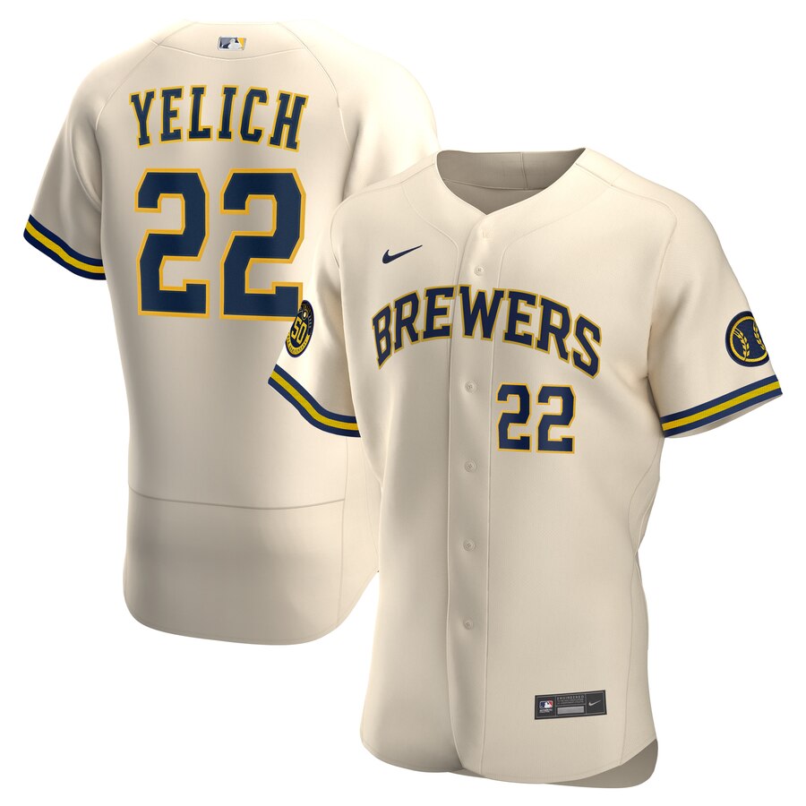 yelich cream jersey