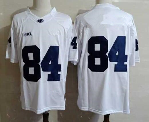 Mens Penn State Nittany Lions #84  Juwan Johnson  White Football Jersey -Without Name