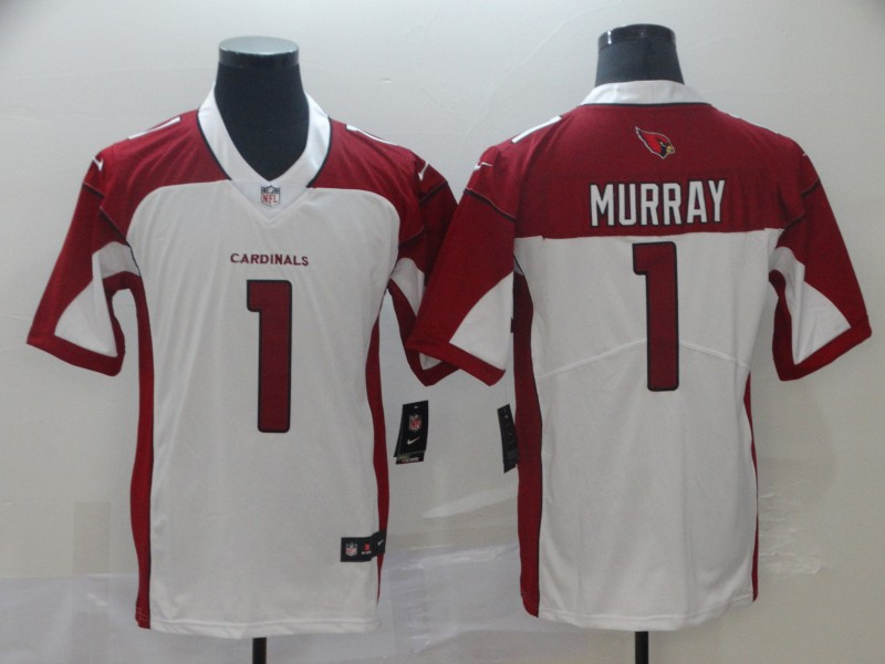 Men's Arizona Cardinals #1 Kyler Murray  Nike White Vapor Untouchable Jersey