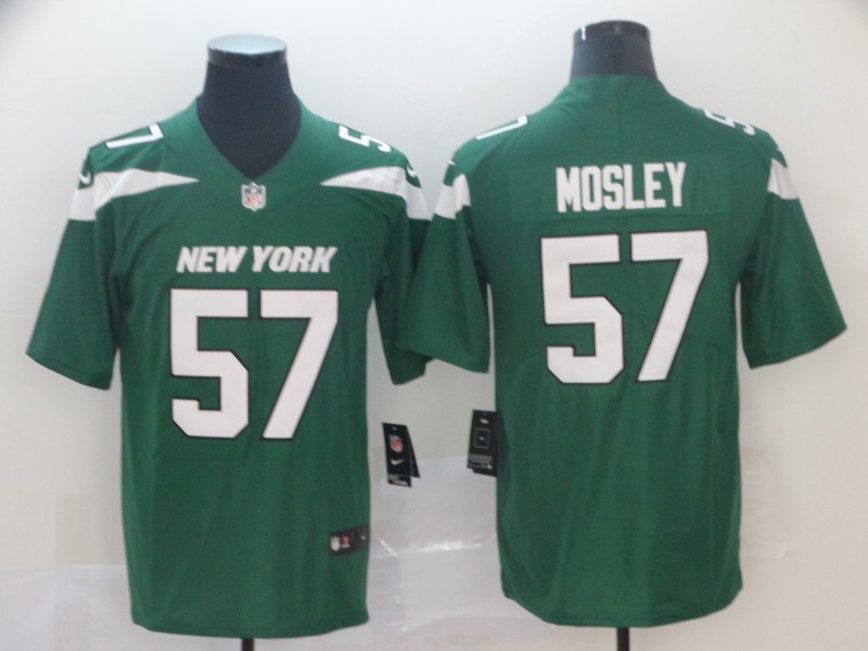 Men's New York Jets #57 C. J. Mosley  Green Nike NFL Vapor Limited Jersey