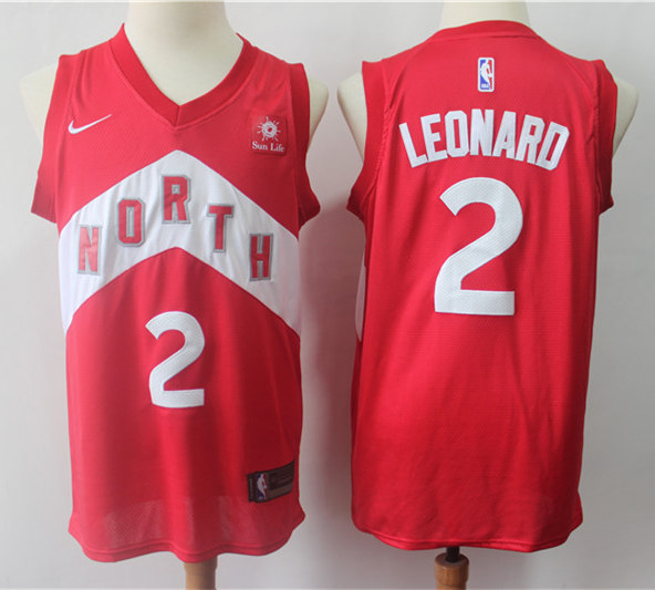 Mens Toronto Raptors #2 Kawhi Leonard  Nike Earned Edition Jersey