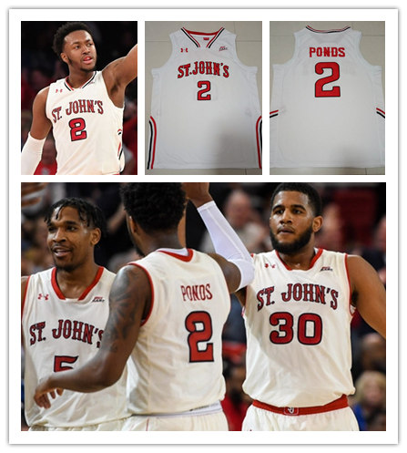 Mens St. John's Red Storm #2 Shamorie Ponds Under Armour White Basketball Jersey