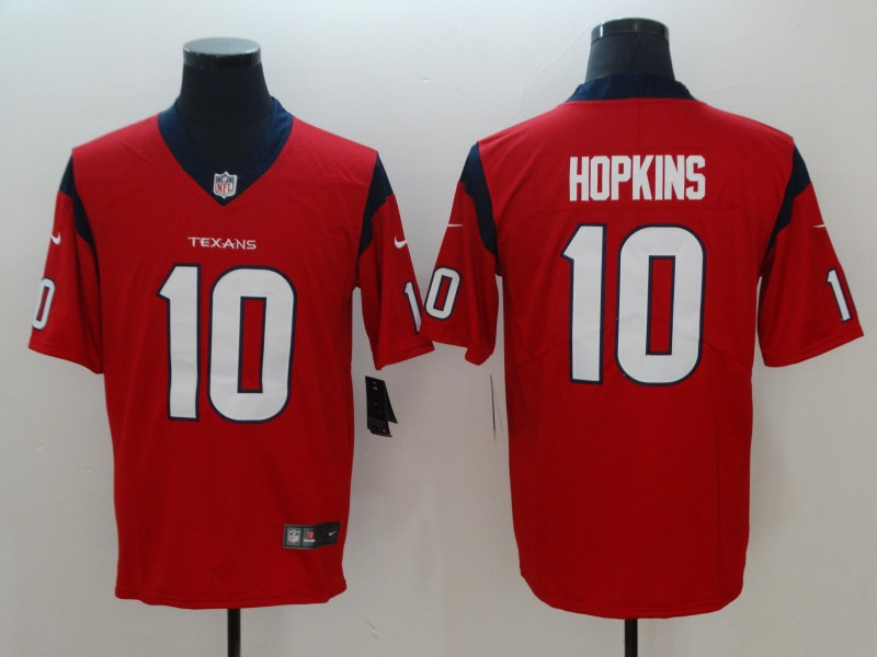 Men's Houston Texans #10 DeAndre Hopkins Nike Red Vapor Limited Jersey 