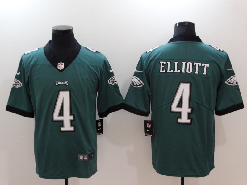 Men's Philadelphia Eagles #4 Jake Elliott Nike Green NFL Vapor Limited Jersey 