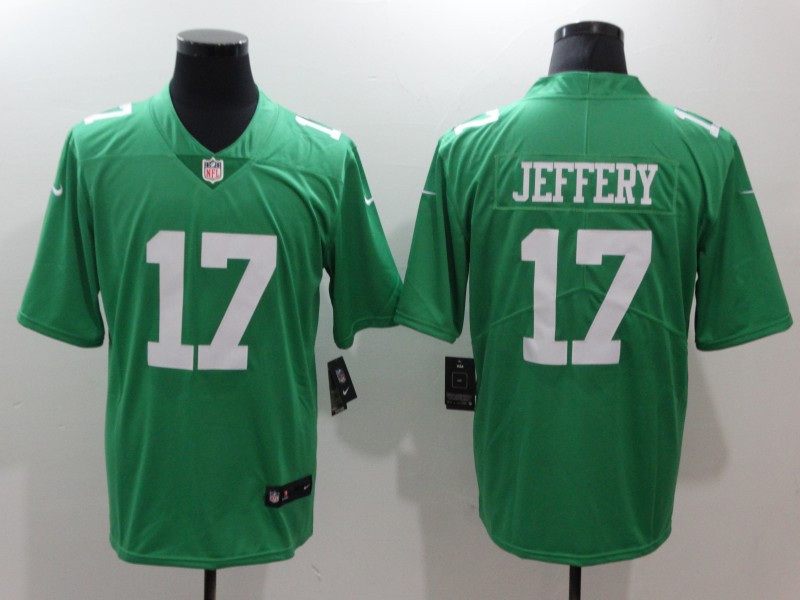 Men's Philadelphia Eagles #17 Alshon Jeffery Nike Kelly Green NFL Color Rush Jersey
