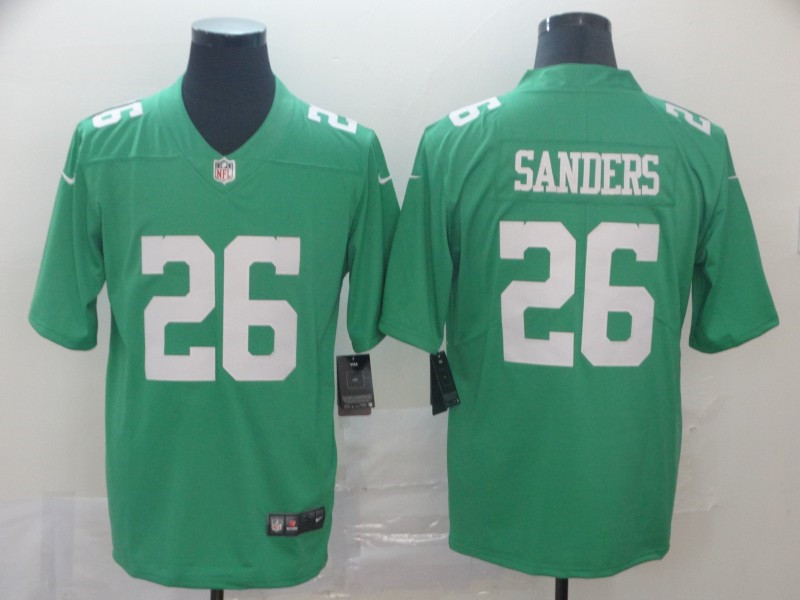 Men's Philadelphia Eagles #26 Miles Sanders Nike Kelly Green NFL Color Rush Jersey