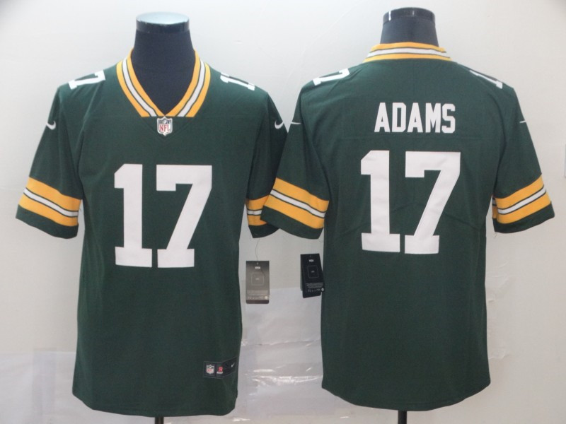 Men's Green Bay Packers #17 Davante Adams Nike  Green Vapor Untouchable Limited Jersey
