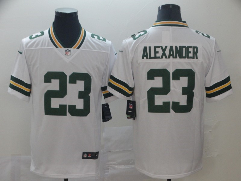 Men's Green Bay Packers #23 Jaire Alexander Nike White Vapor Untouchable Limited Jersey