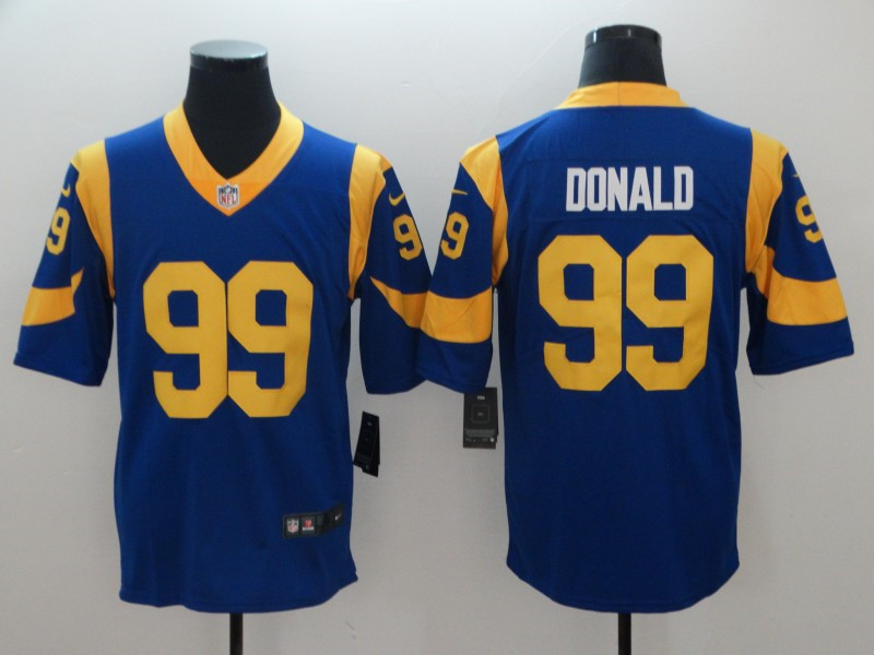 Men's Los Angeles Rams #99 Aaron Donald Nike Royal Limited Jersey 